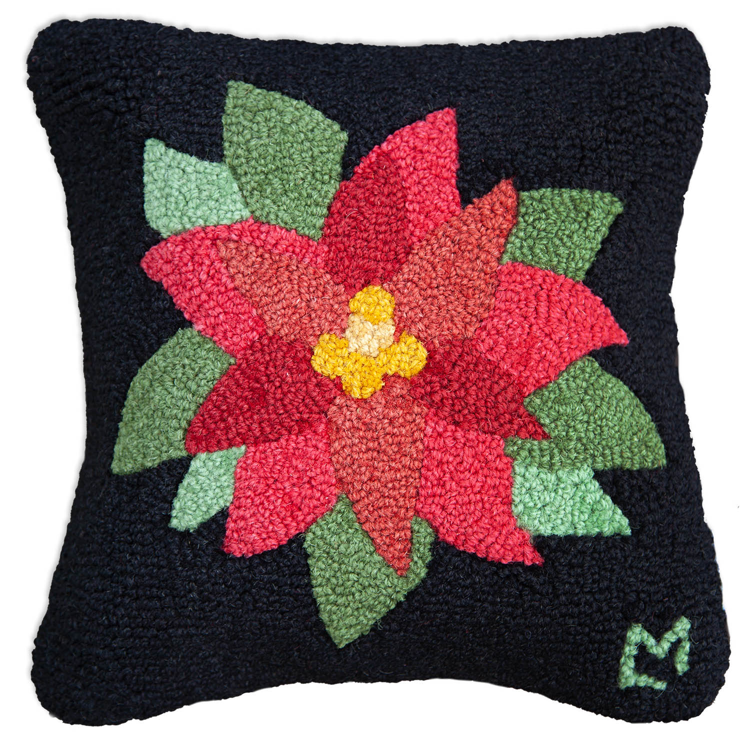 Picture of Poinsettia on Black