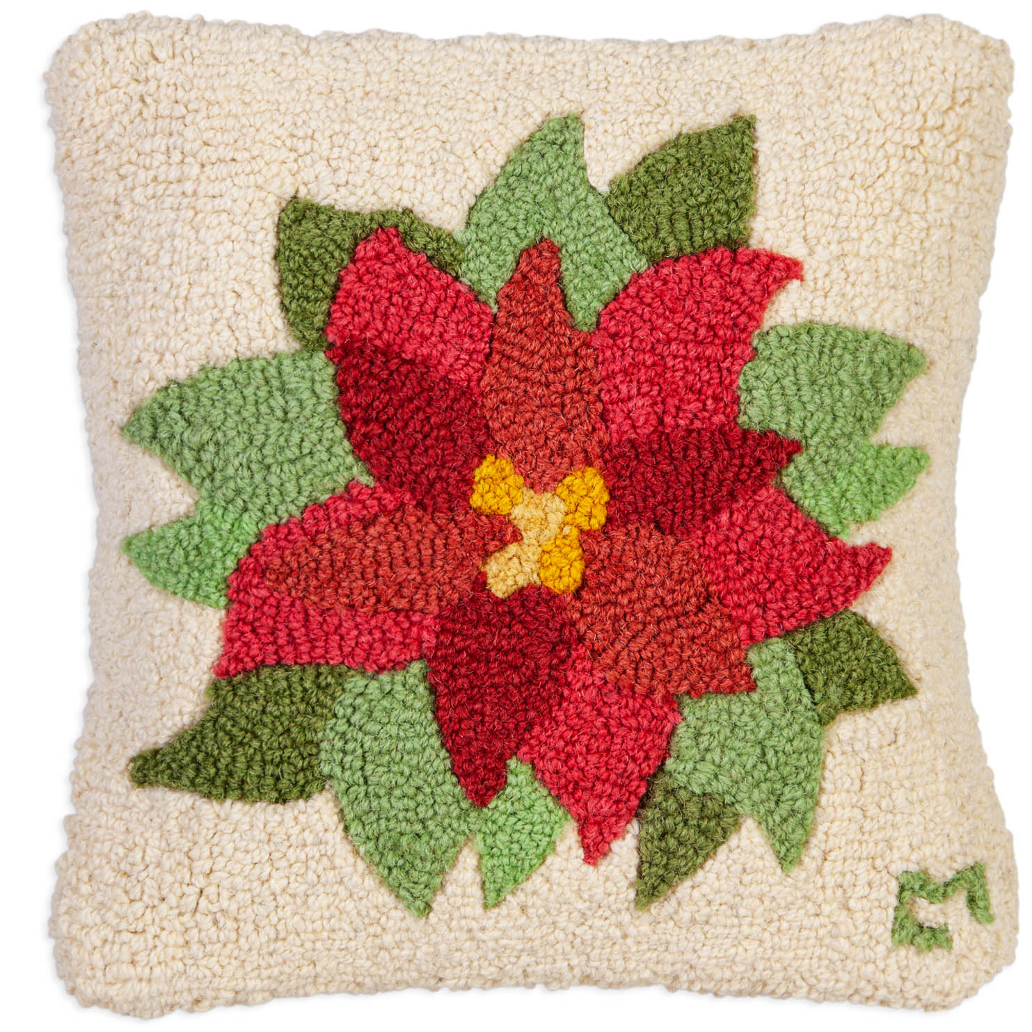 Picture of Poinsettia on Soft White