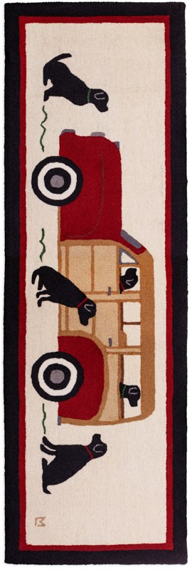 Picture of Wood Wagon Dogs